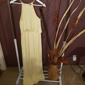 Yellow Forever 21 Jumpsuit